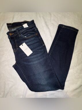 Judy Blue Dark Indigo Mid-Rise Skinny Jeans